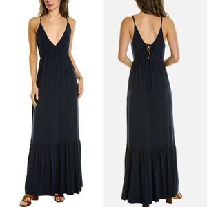 NWT Favorite Daughter The Weekend Blue Maxi Dress in Navy sz M 228$